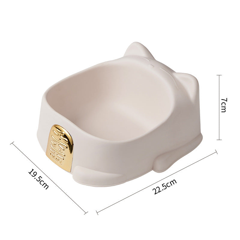 Anti-Choking Raised Cat Food Bowl – Anti-Slip, Easy Clean