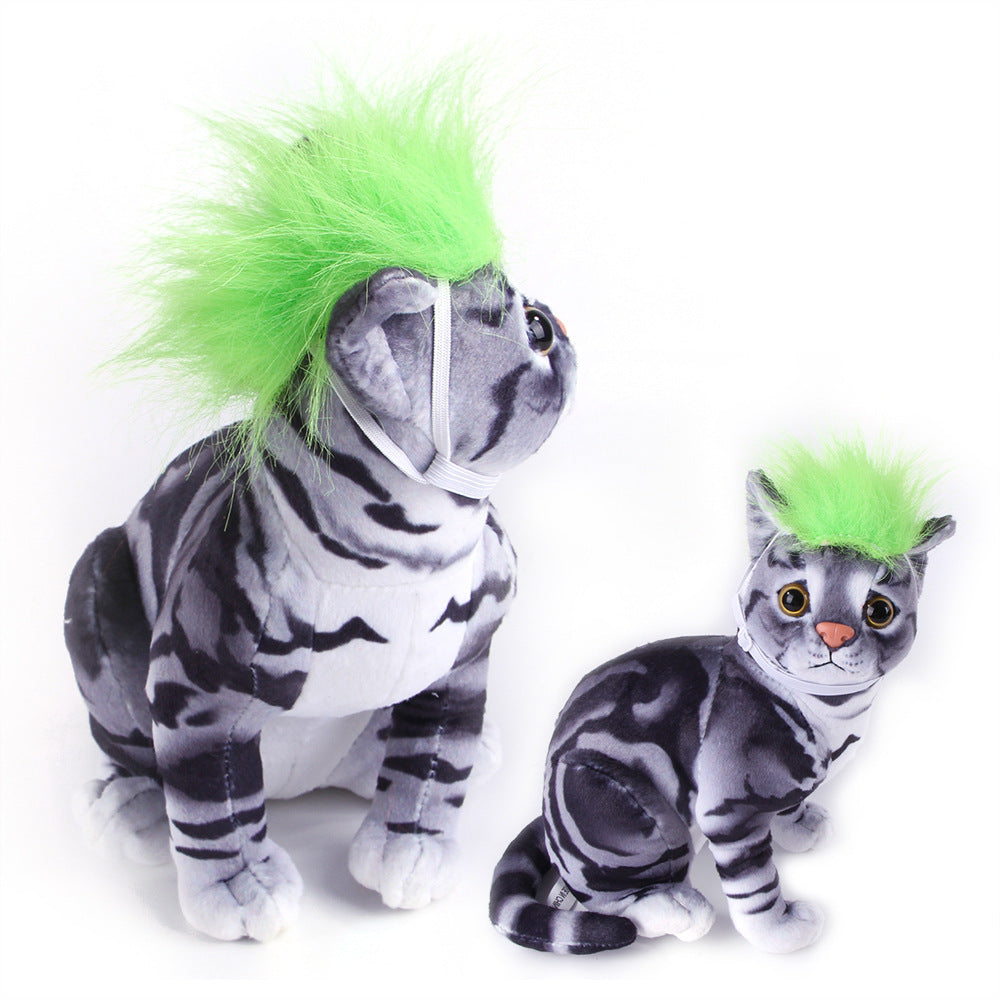 Cute Pet Dog Wig Costume with Adjustable Strap