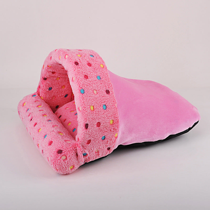 Cozy Cloth Cat Nest Bed for Cats & Small Dogs