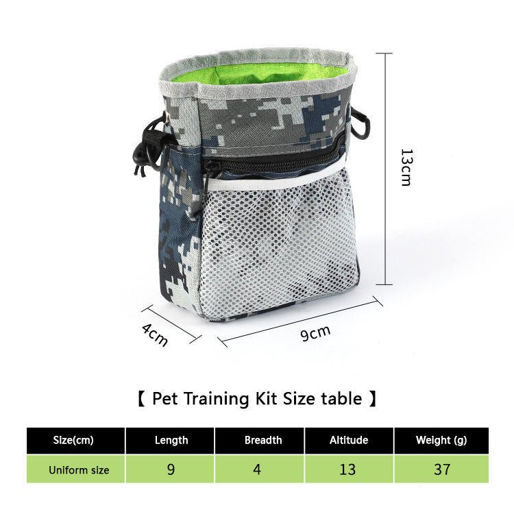 Dog Treat Training Pouch – Large Capacity with Waist Belt & Strap