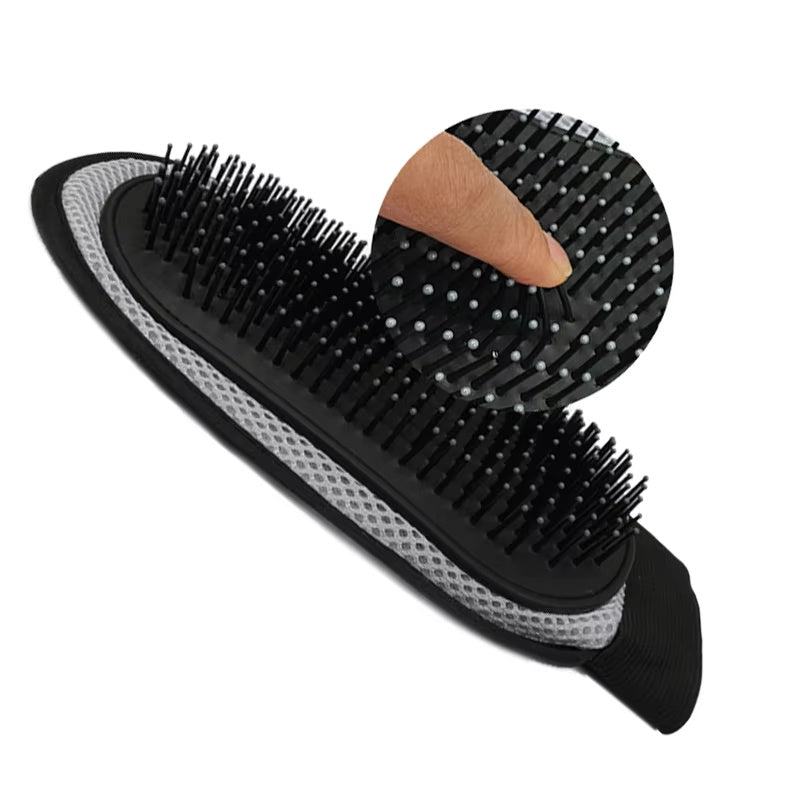 Cat Hair Removal Grooming Glove – Massage, Bath & Shedding Control