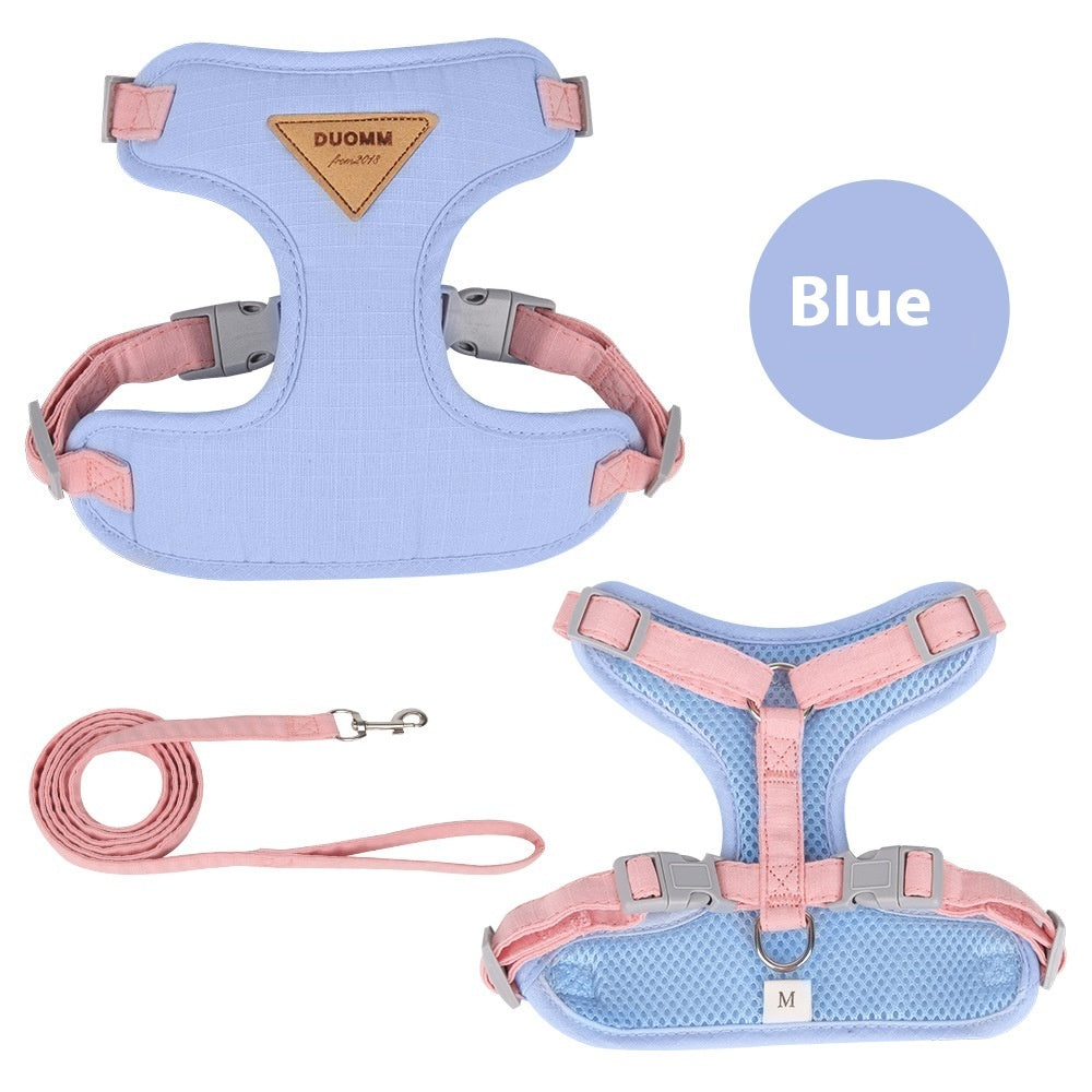 Cat Chest Harness with Leash – Escape-Proof, Soft & Secure