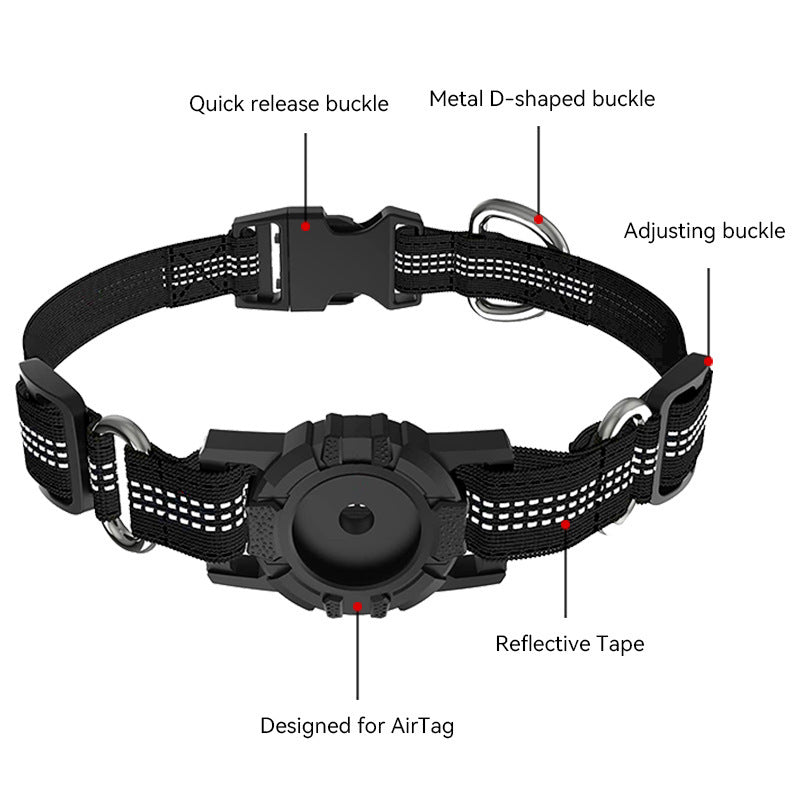 Anti-Lost Nylon Dog Collar – Secure & Stylish
