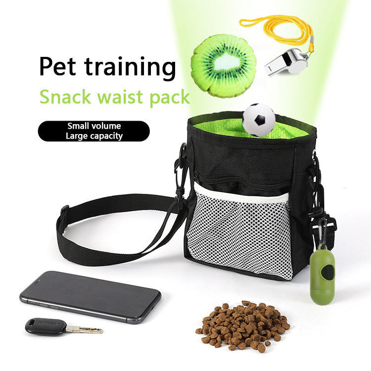 Dog Treat Training Pouch – Large Capacity with Waist Belt & Strap