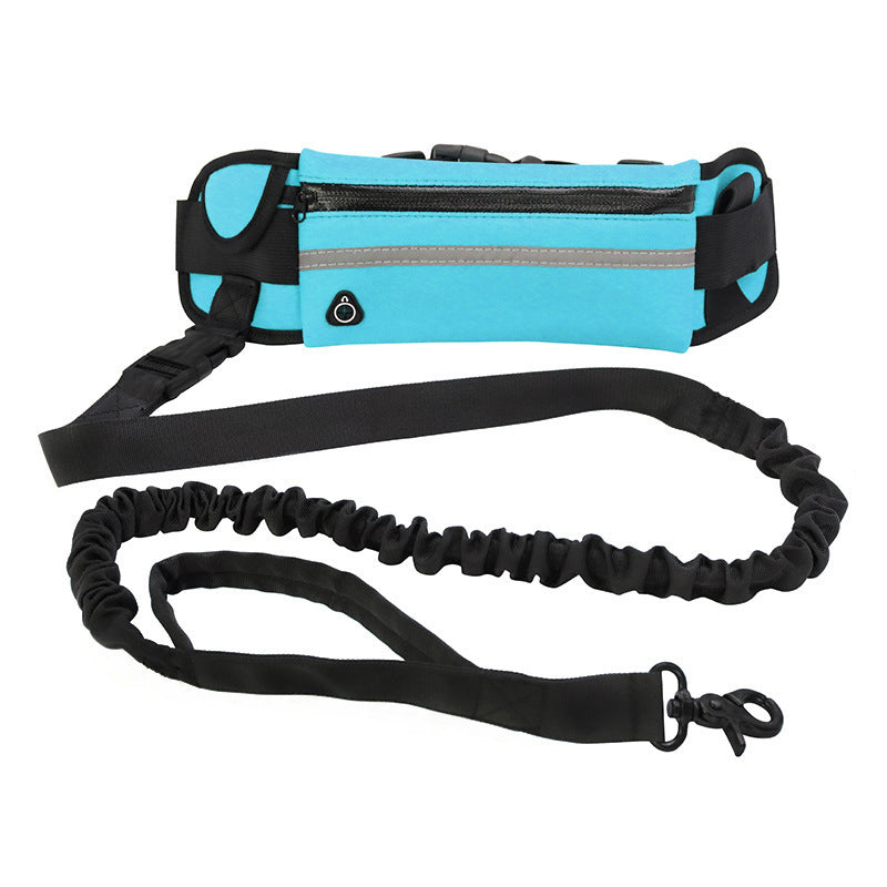 Hands-Free Dog Leash Belt with Phone & Bottle Holder