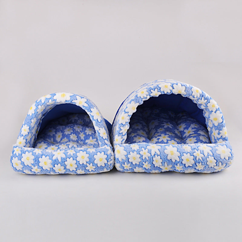 Cozy Cloth Cat Nest Bed for Cats & Small Dogs