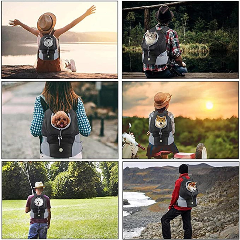 Pet Dog Carrier Backpack – Breathable Mesh, Travel-Friendly
