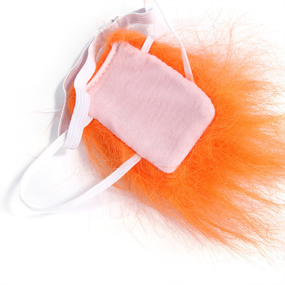 Cute Pet Dog Wig Costume with Adjustable Strap