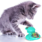 Interactive Windmill Cat Toy – Rotating Spinner with Catnip & Suction Base