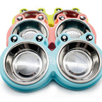 Double Bowl Pet Feeder