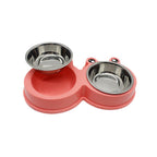 Double Bowl Pet Feeder