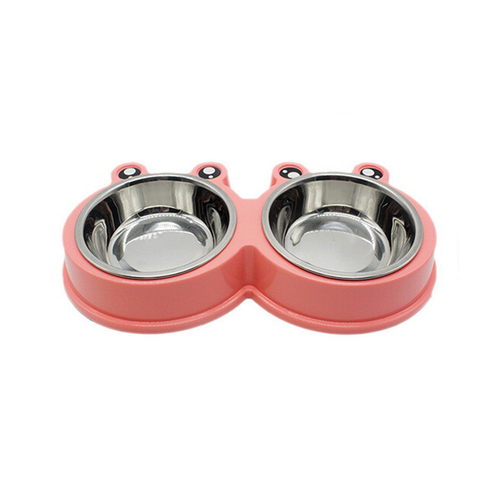 Double Bowl Pet Feeder