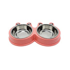 Double Bowl Pet Feeder