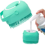 Pet Shampoo Massager Brush – 2-in-1 Bathing Scrubber