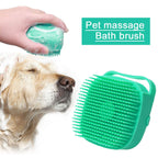 Pet Shampoo Massager Brush – 2-in-1 Bathing Scrubber