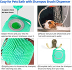 Pet Shampoo Massager Brush – 2-in-1 Bathing Scrubber