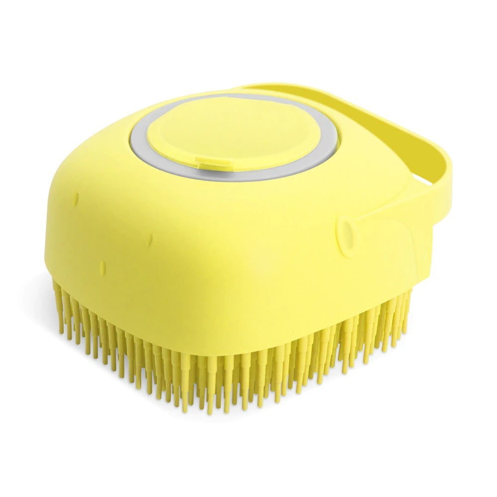 Pet Shampoo Massager Brush – 2-in-1 Bathing Scrubber