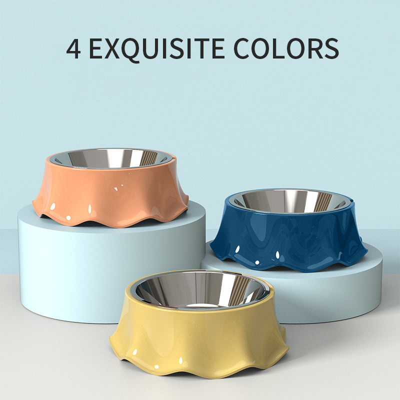 Stainless Steel Pet Bowl – Durable, Non-Skid, For Cats & Dogs