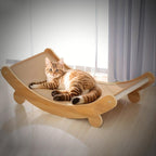 U-Shaped Cat Scratcher Bed – Rest & Play in One Spot