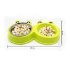 Double Bowl Pet Feeder
