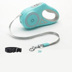 Retractable Dog Leash with Collar — 3m & 5m