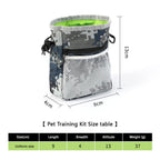 Dog Treat Training Pouch – Large Capacity with Waist Belt & Strap