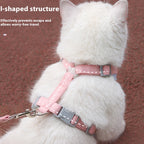 Cat Chest Harness with Leash – Escape-Proof, Soft & Secure