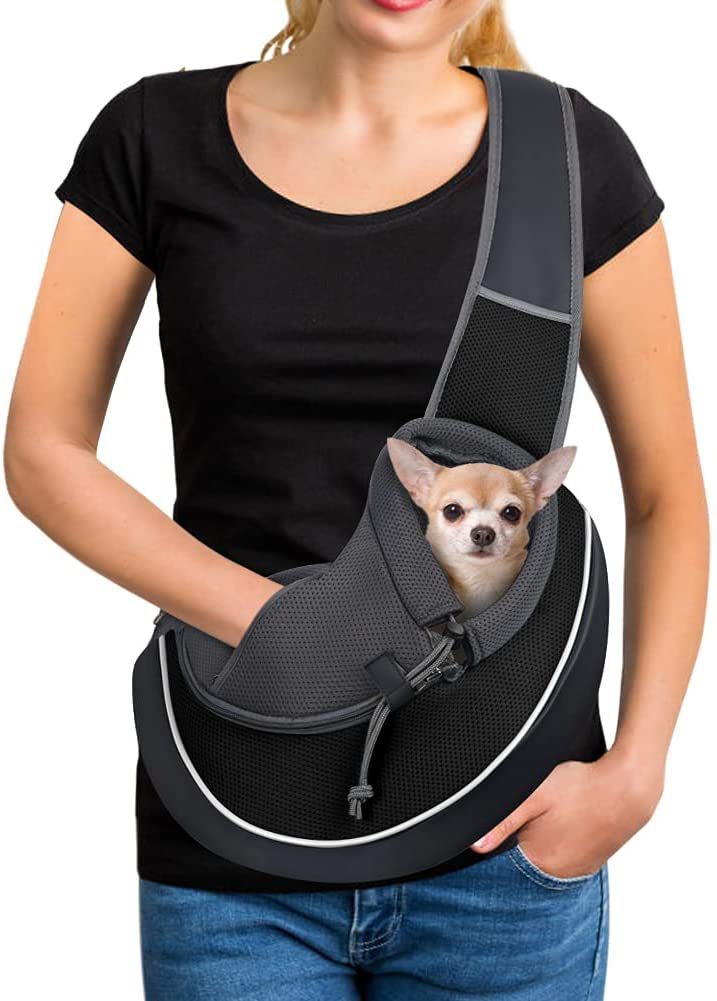 Portable Crossbody Pet Carrier Bag for Cats & Dogs
