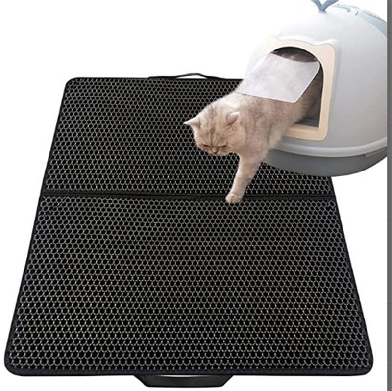 Double-Layer EVA Cat Litter Mat – Waterproof, Non-Slip, Easy Clean