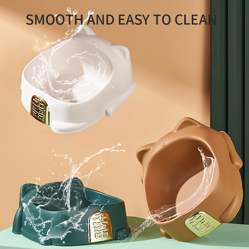 Anti-Choking Raised Cat Food Bowl – Anti-Slip, Easy Clean