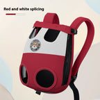 Portable Pet Backpack Carrier with Color Stitching