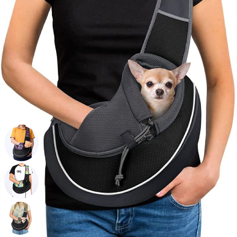 Portable Crossbody Pet Carrier Bag for Cats & Dogs