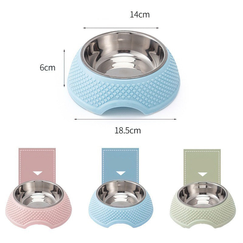 Stainless Steel Non-Slip Cat & Dog Bowl