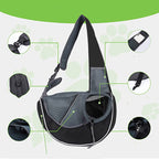 Portable Crossbody Pet Carrier Bag for Cats & Dogs