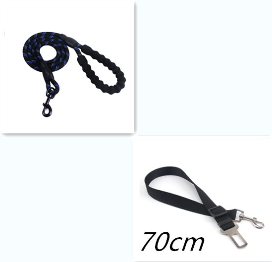 Reflective Nylon Dog Leash with Foam Handle for Training & Walking
