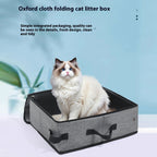 Soft Fleece Cat Litter Toilet Box