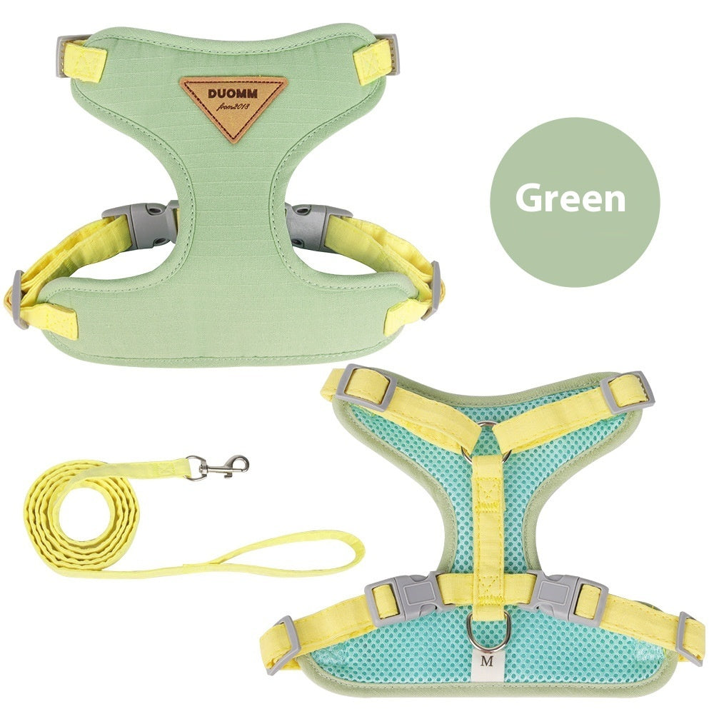 Cat Chest Harness with Leash – Escape-Proof, Soft & Secure