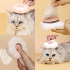 Paw-Shaped Pet Grooming Comb – Hair Remover for Cats & Dogs