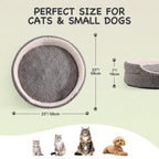 Mewoo Plush Washable Pet Bed