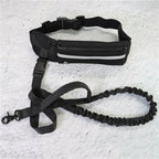 Hands-Free Dog Leash Belt with Phone & Bottle Holder