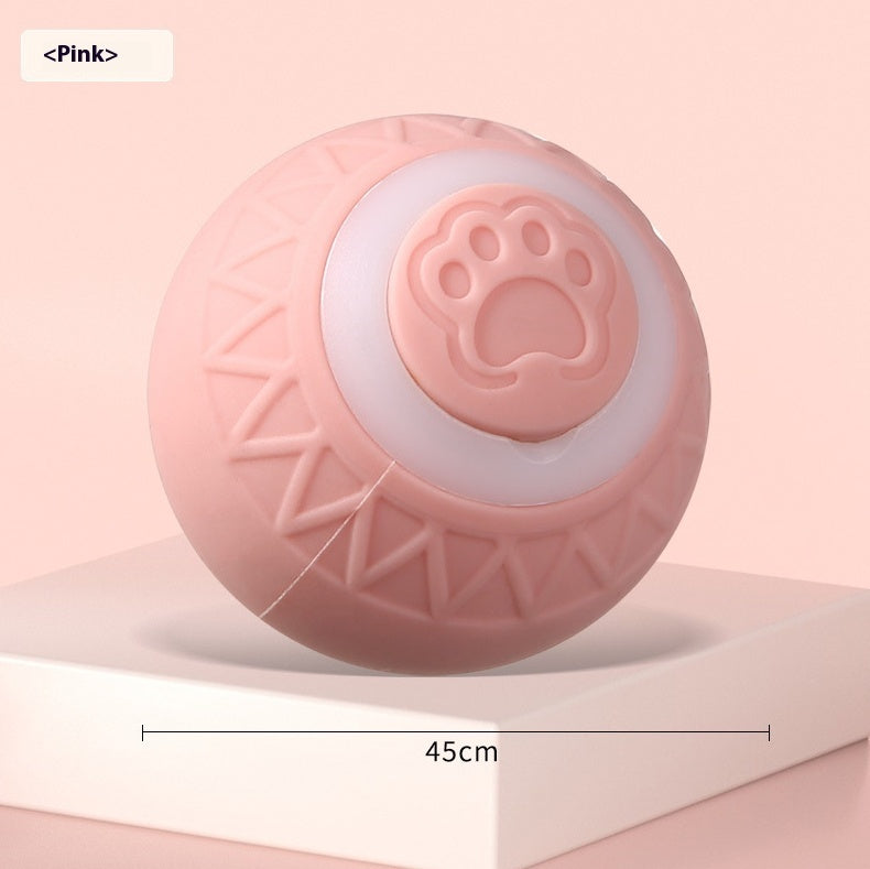 Smart Bouncing Ball Cat Toy — Automatic Rolling Fun for Kittens!