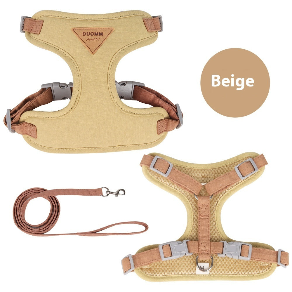 Cat Chest Harness with Leash – Escape-Proof, Soft & Secure