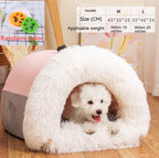 Portable Plush Pet Nest — Cozy Cat & Dog Bed