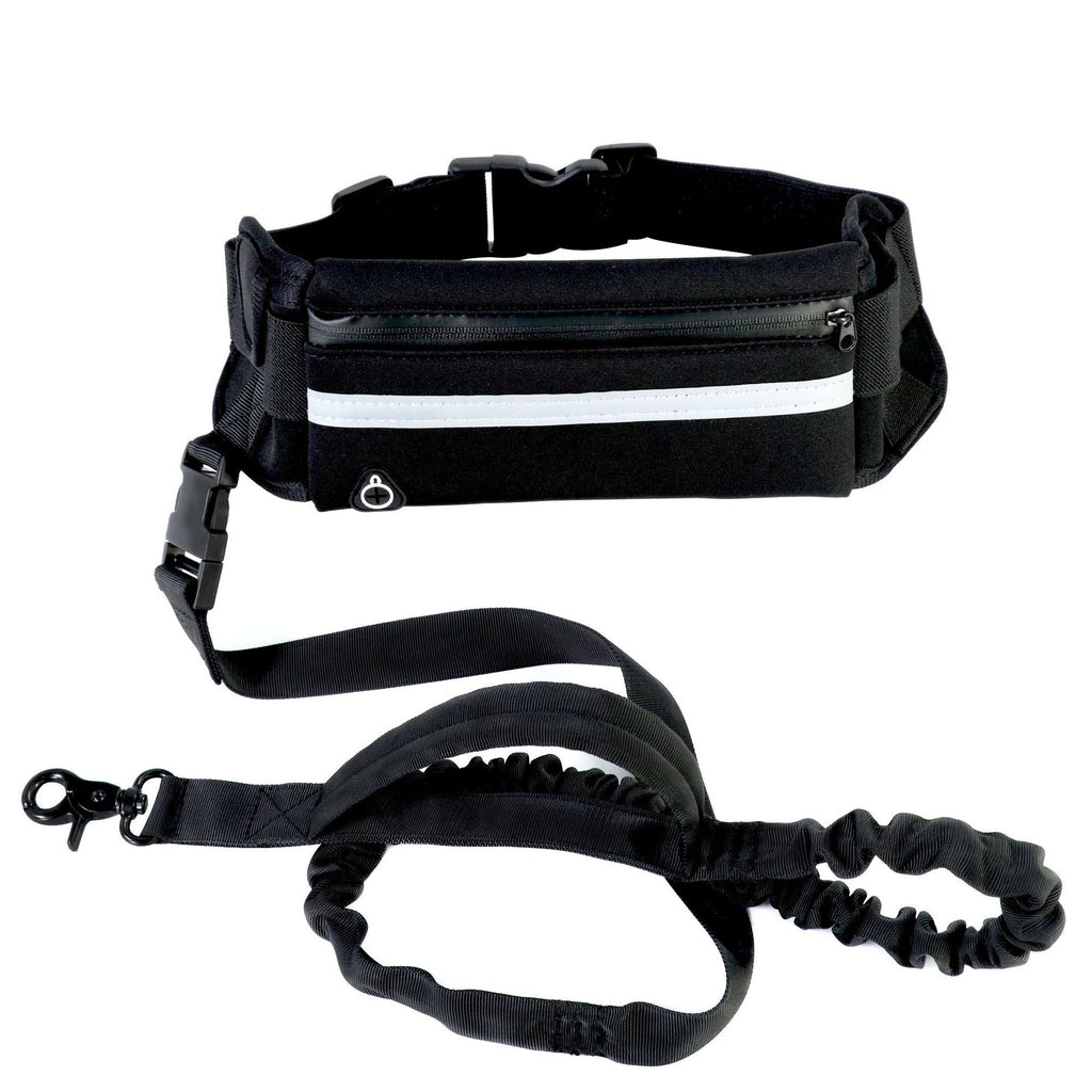 Hands-Free Dog Leash Belt with Phone & Bottle Holder