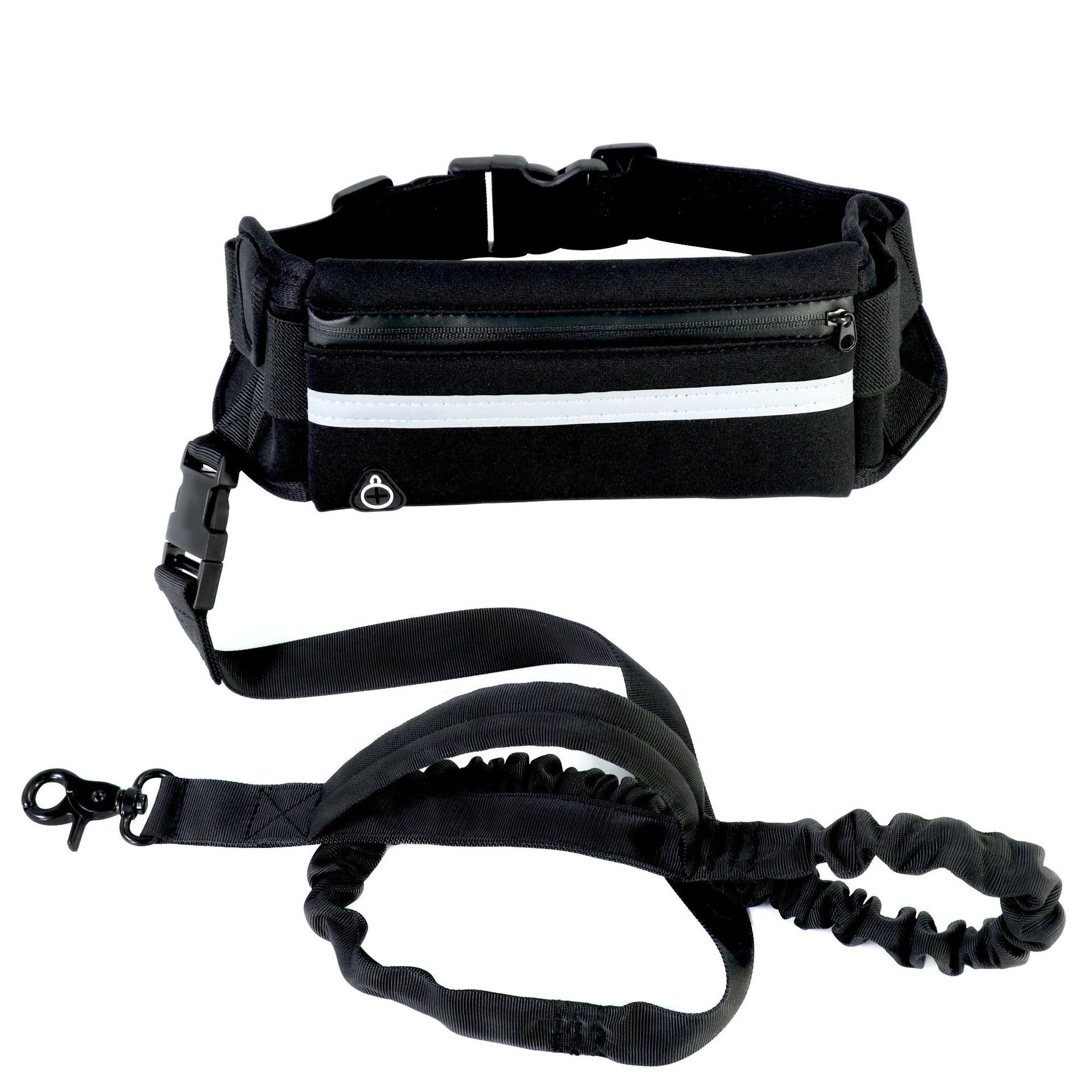 Hands-Free Dog Leash Belt with Phone & Bottle Holder
