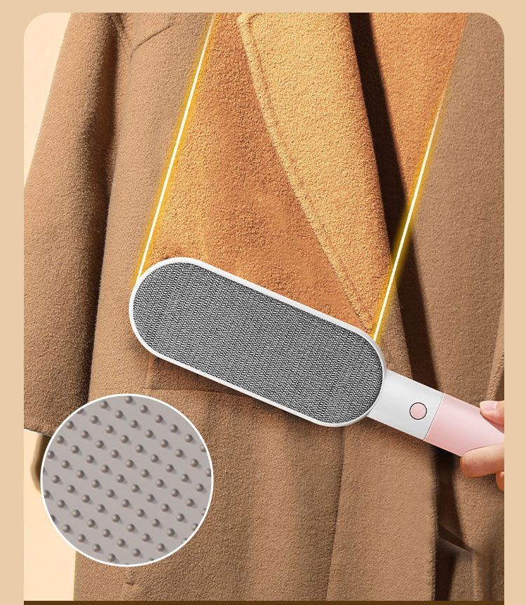 Double-Sided Pet Hair Remover Brush – Furniture & Clothes Tool