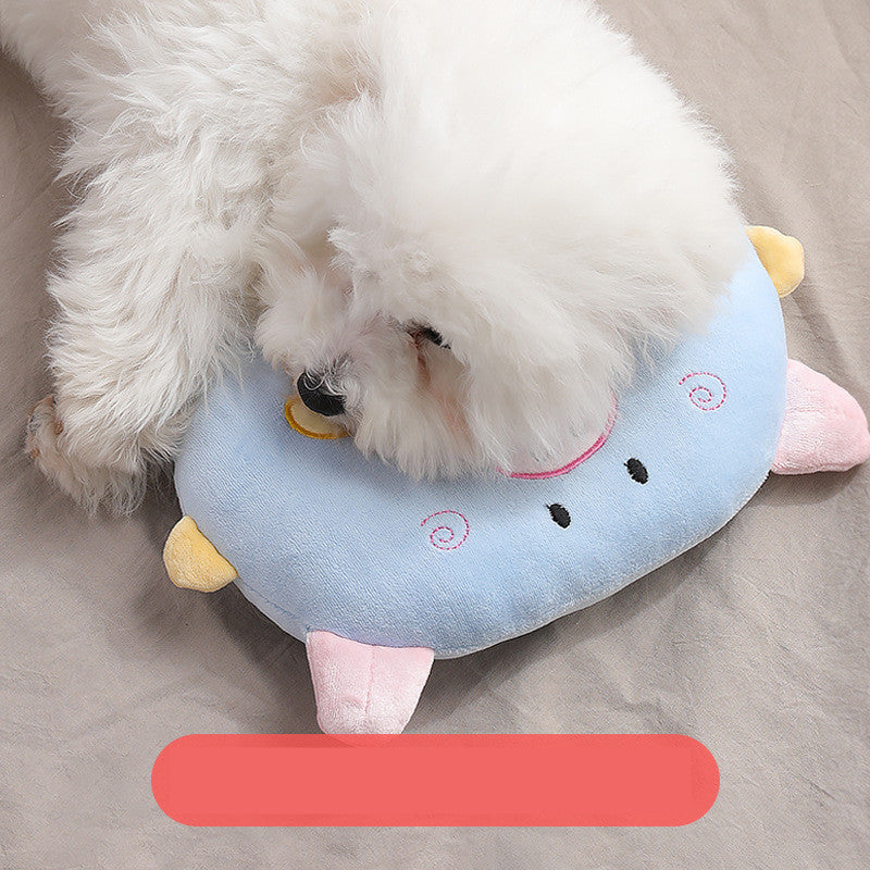 Cartoon Pet Pillow – Soft Cotton Cushion for Dogs and Cats
