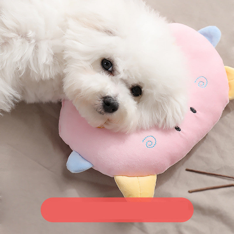 Cartoon Pet Pillow – Soft Cotton Cushion for Dogs and Cats