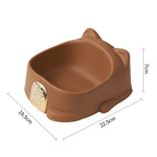 Anti-Choking Raised Cat Food Bowl – Anti-Slip, Easy Clean