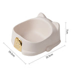 Anti-Choking Raised Cat Food Bowl – Anti-Slip, Easy Clean